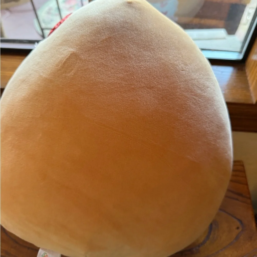 Valentine’s Day Squishmallow Danka Heart Pop Tart Plush Pillow Tan Red Stuffie